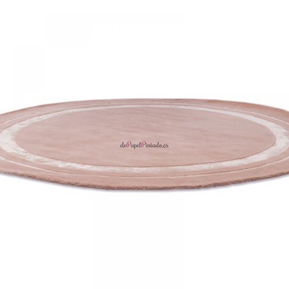 Alfombra LAURA ASHLEY LANA Y VISCOSA REDBROOK ROUND BLUSH 150-2